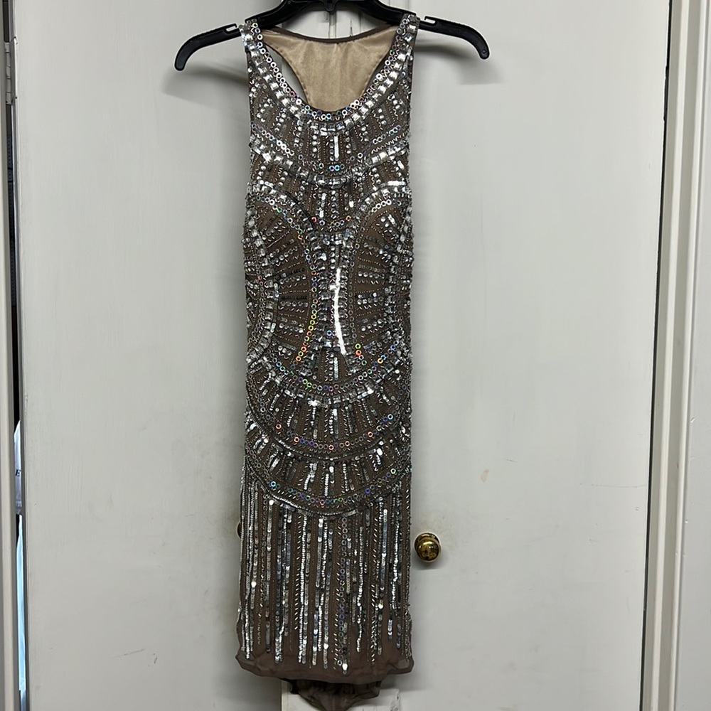 SCALA Sequined Dress Size 4